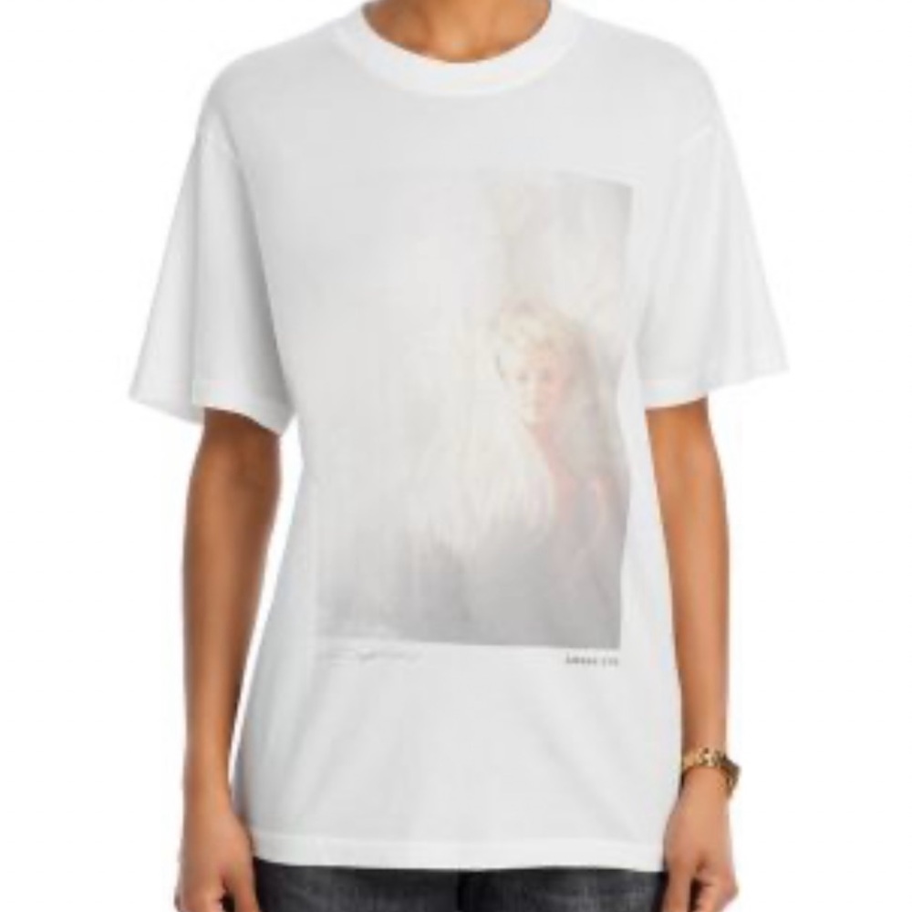 ❤️… Anine Bing White Graphic Marilyn T-Shirt